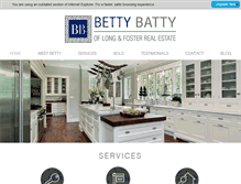 Tablet Screenshot of bettybatty.com